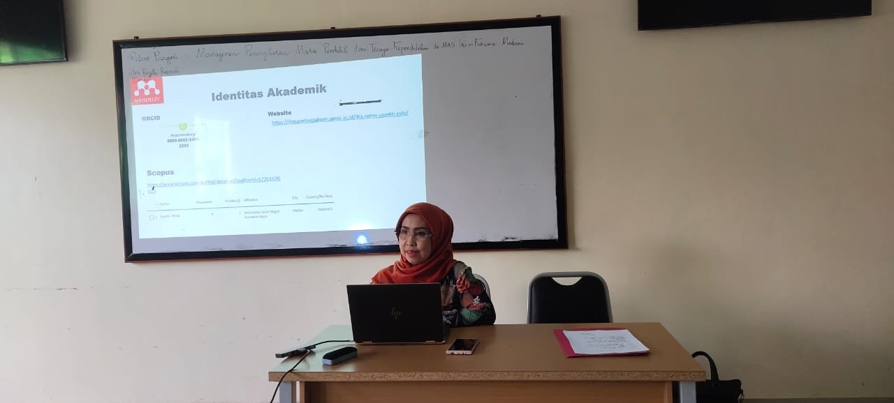 Dosen Ilmu Perpustakaan menjadi Dosen Tamu pada Program Pasca Sarjana Pendidikan Agama Islam Fakultas Ilmu Tarbiyah dan Keguruan