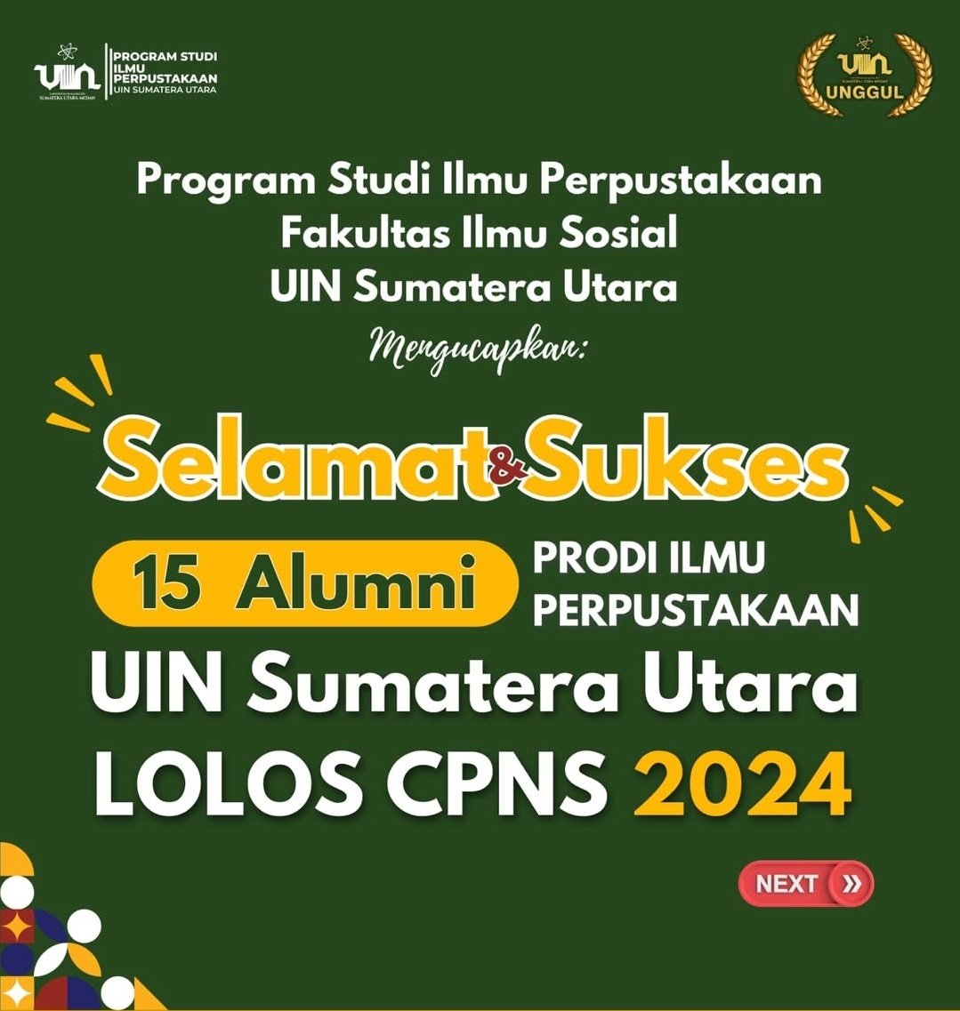 15 Alumni Ilmu Perpustakaan UINSU Lolos CPNS 2024, Bukti Kualitas dan Daya Saing Lulusan