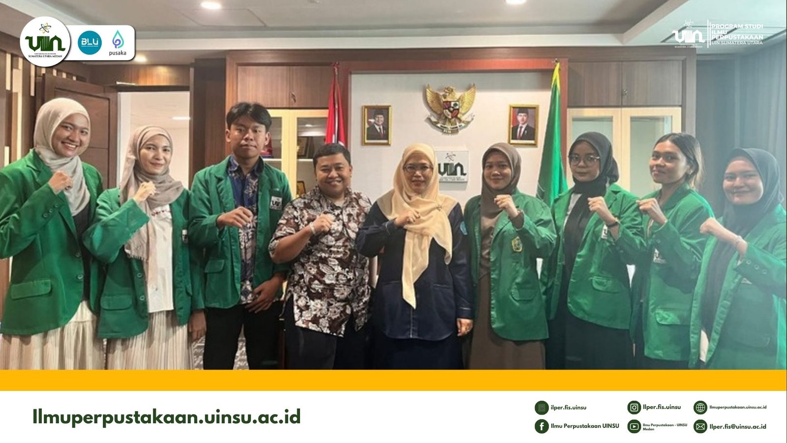 Mahasiswa Ilmu Perpustakaan UIN Sumatera Utara Ikut Sukseskan KKN Nusantara